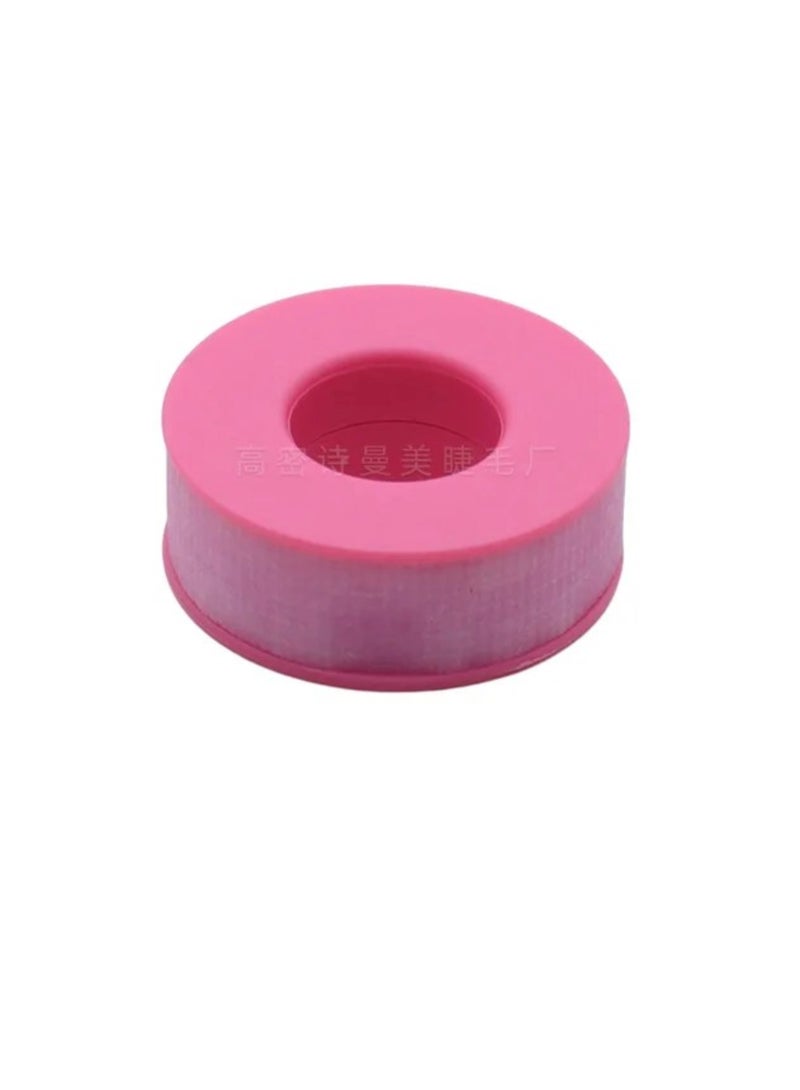 IOLITE Eyelash Extension Tape Sticker Isolation With Holes Breathable Sensitive Resistant Non woven Gel Tape Patches Eye Pads Pink - Image 3