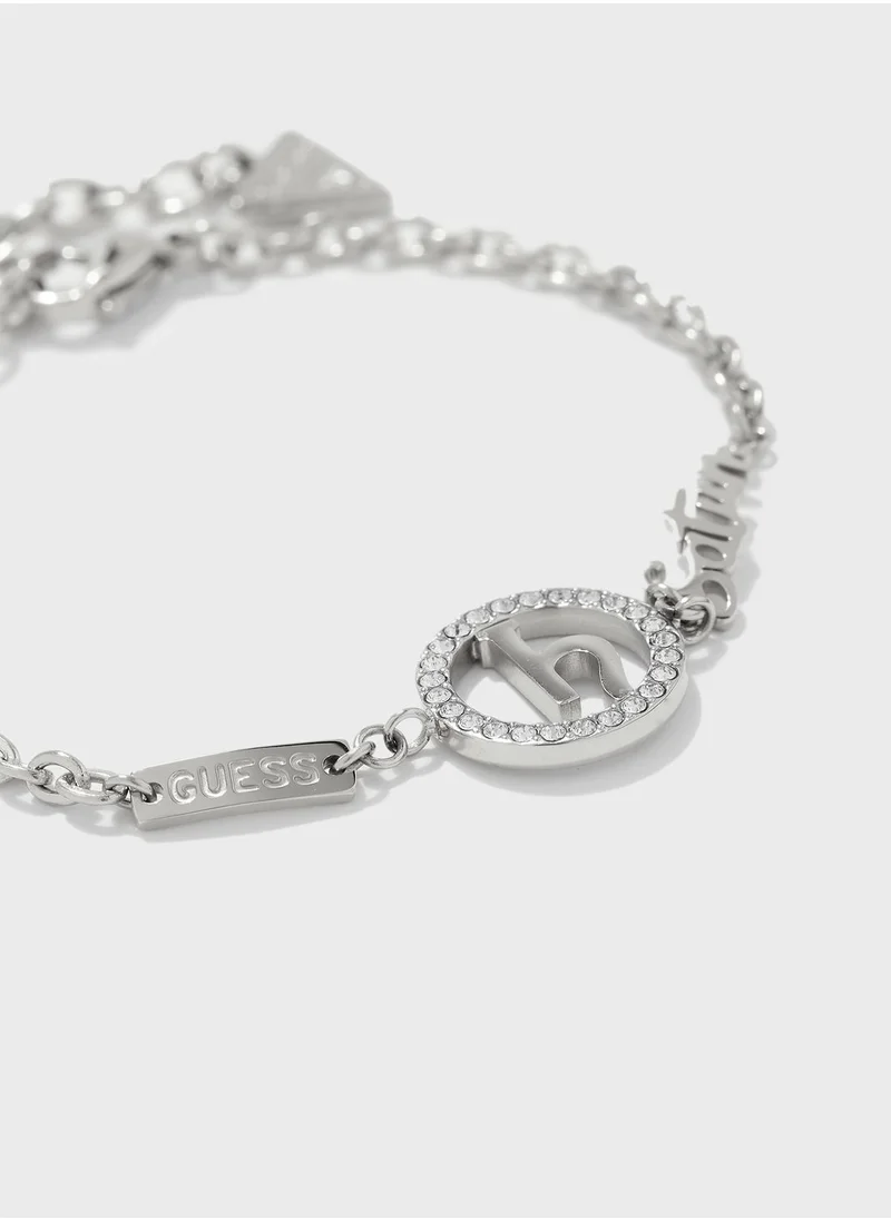 GUESS Saturn Logo Bracelet