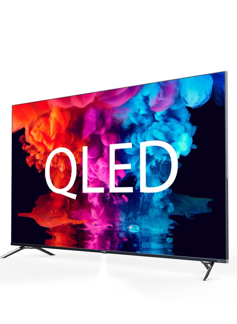 آركيو تلفزيون Google الذكي ARRWQ مقاس 75 بوصة 4K QLED Ultra HD، تحكم صوتي بدون استخدام اليدين، Game Master، Dolby Vision + Atmos، 4K HDR10+، اتصال سهل مع أجهزة Android وApple - Image 1