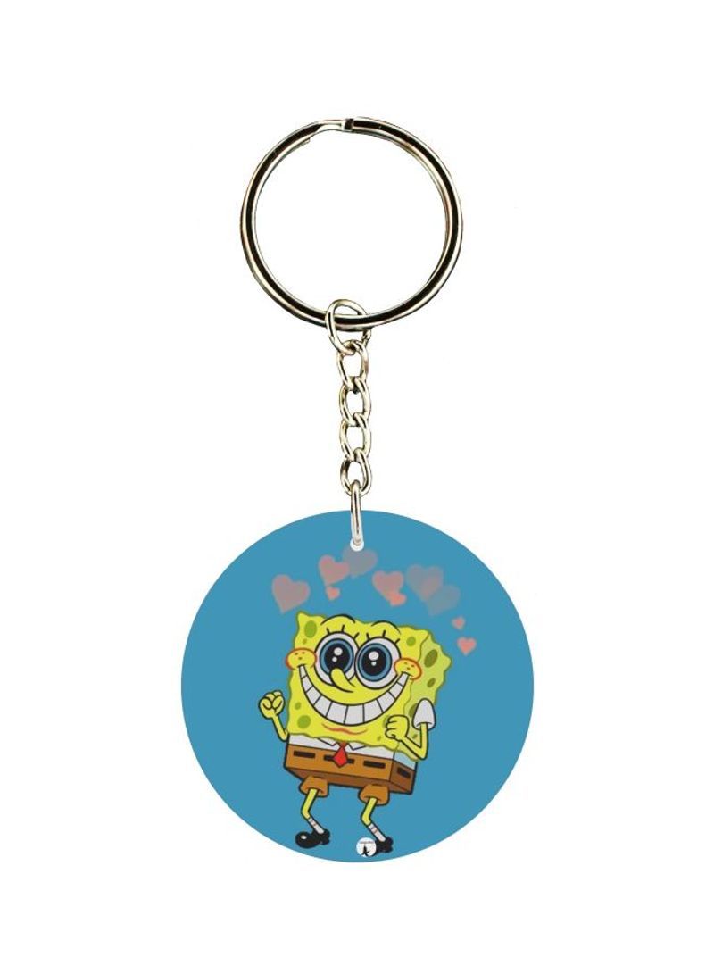 RKN Double Sided Cartoon Printed Keychain