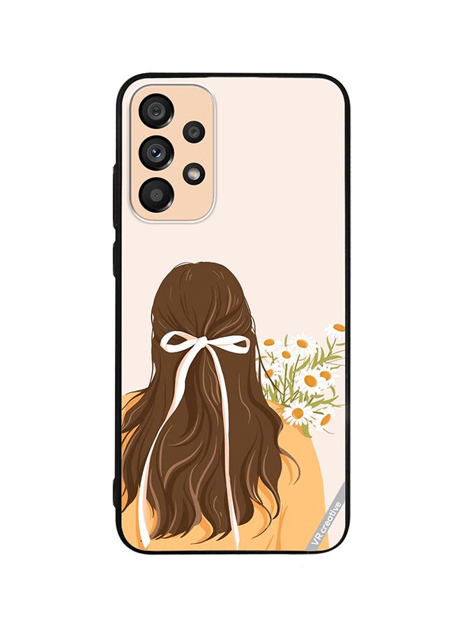 VR CREATIVE Protective Case Cover For Samsung Galaxy A73 5G Girl Design Multicolour - Image 1