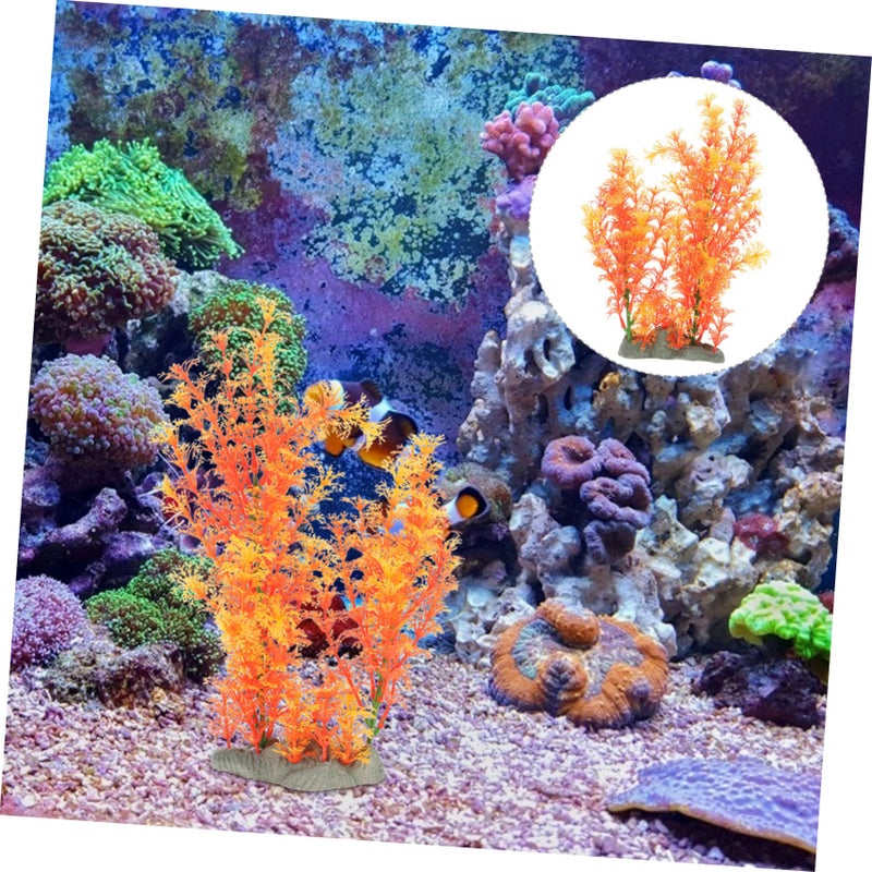Realistic Aquarium Grass Decor 1 Pack Fish Tank Plants Easy Home Pond Landscaping - Image 3