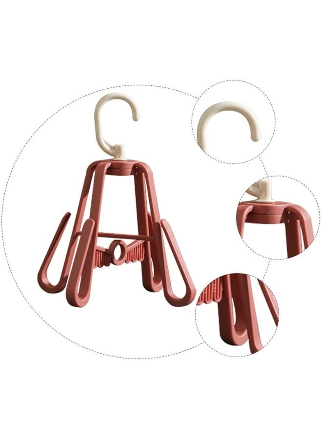 1 piece plastic rack with 4 multi-use lines for drying items to be dried outdoors in multiple colors.
