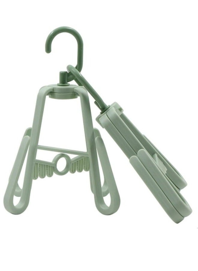1 piece plastic rack with 4 multi-use lines for drying items to be dried outdoors in multiple colors.
