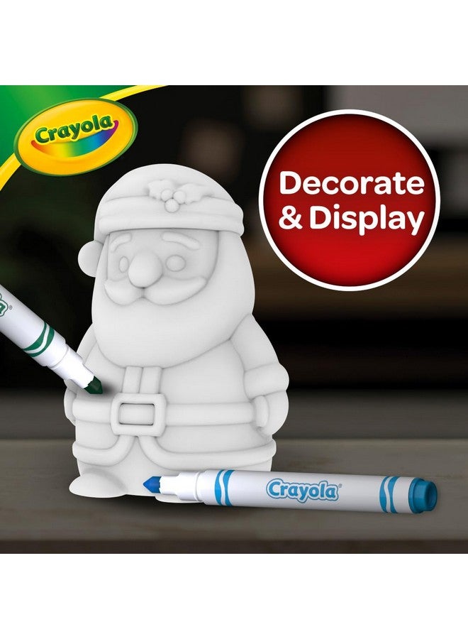 Crayola Light-Ups - Santa, Light Up Santa Toy, Reusable Coloring Toy, Glow in The Dark, Indoor Holiday Decoration, Ages 4+ - Image 4