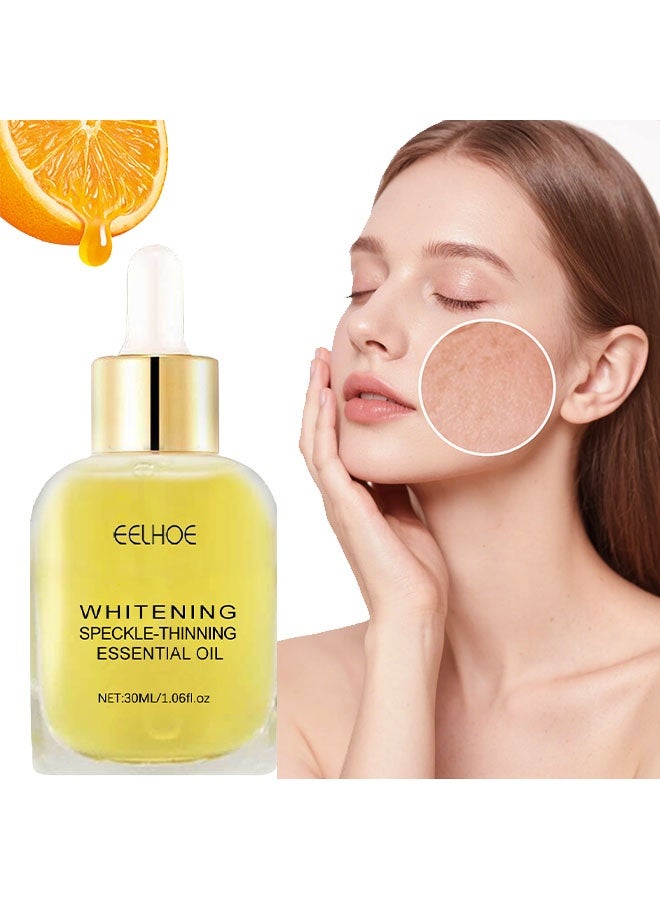 EELHOE Whitening Speckle -Thinning Essential Oil,Vitamin C Face Serum, Anti-Aging Serum for Men and Women, Face Brightening Dark Spot Remover with Hyaluronic Acid, Professional Grade Face and Eye Treatment, Vitamin C Dark Spot Corrector 30ml - Image 1