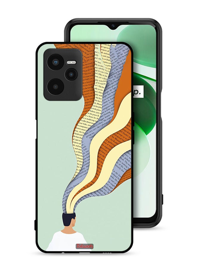 Tolwak Realme C35 Protective Case Cover Data In Mind Art - Image 1