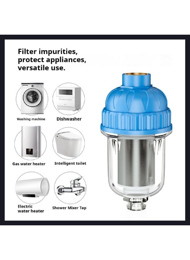 Rocket Flyer Household hard water filter, reusable sediment water filter, 40-micron washable 316 stainless steel mesh filter, kitchen/washing machine/bathroom water filter - Image 2