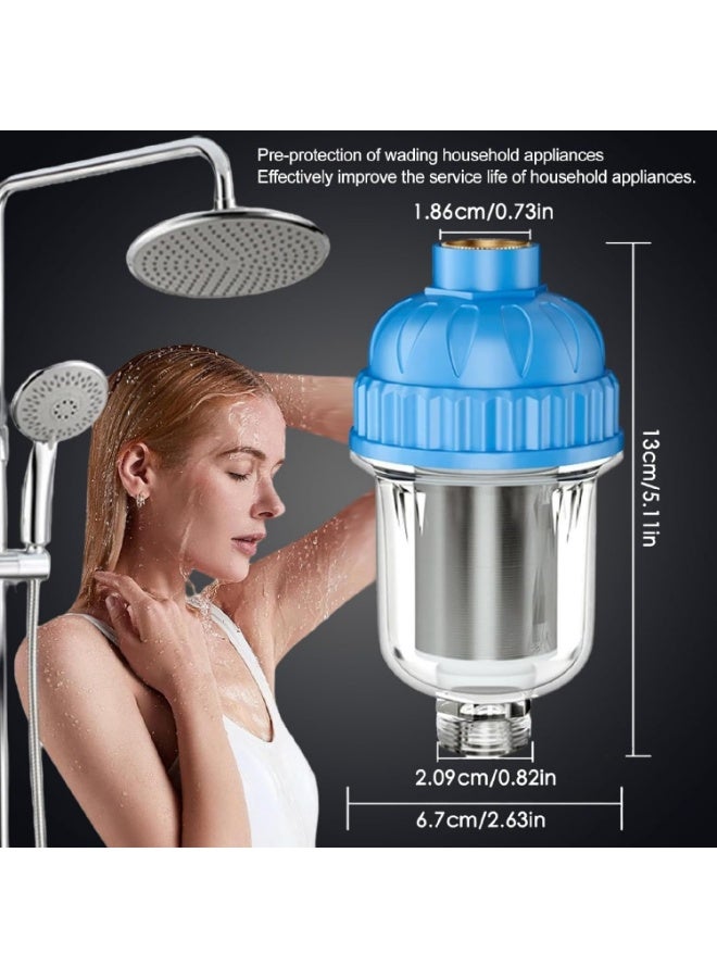 Rocket Flyer Household hard water filter, reusable sediment water filter, 40-micron washable 316 stainless steel mesh filter, kitchen/washing machine/bathroom water filter - Image 4