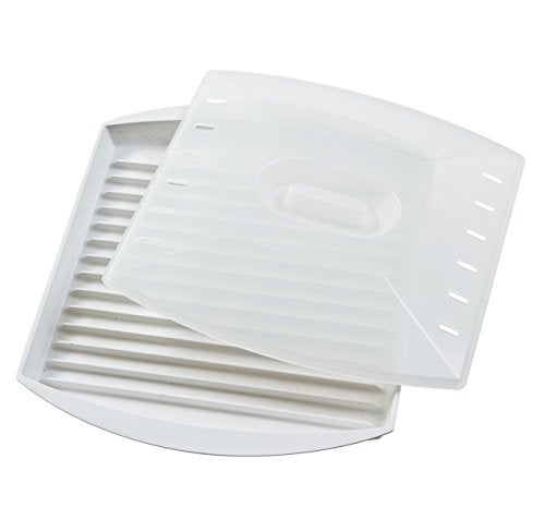 Progressive PrepSolutions Microwavable Bacon Grill, White – Nonstick, Easy-Clean Design, 1 Piece - Image 5