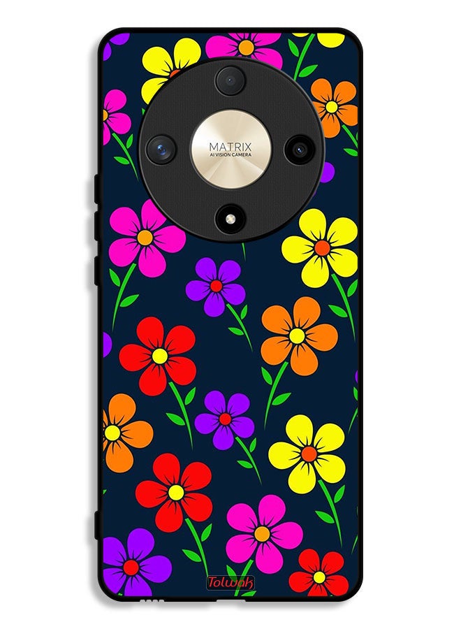 Tolwak Honor X9b Protective Case Cover Colorful Flowers - Image 1
