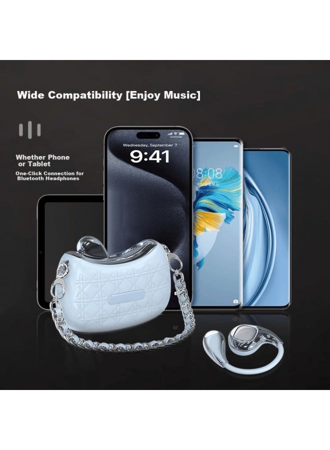 Witgoer Latest Bluetooth Earphones Wireless Ear-hook Style Non-bone Conduction Noise-cancelling Long Battery Life Sports Running Earbuds For Women - Image 2