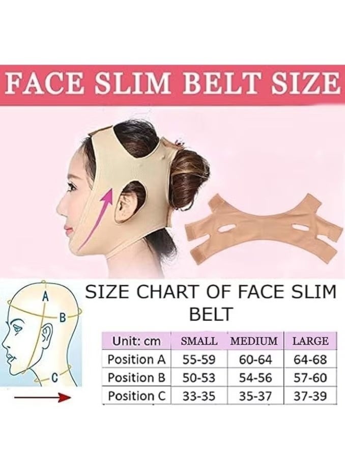 زوبا حزام شد الوجه على شكل حرف V - قابل لإعادة الاستخدام لشد الفك والخد مع دعم مستهدف لراحة طوال اليوم، جهاز شد الوجه، ملاءمة مريحة، تصميم أنيق، مادة متينة، تصميم ملائم وآمن - Image 3