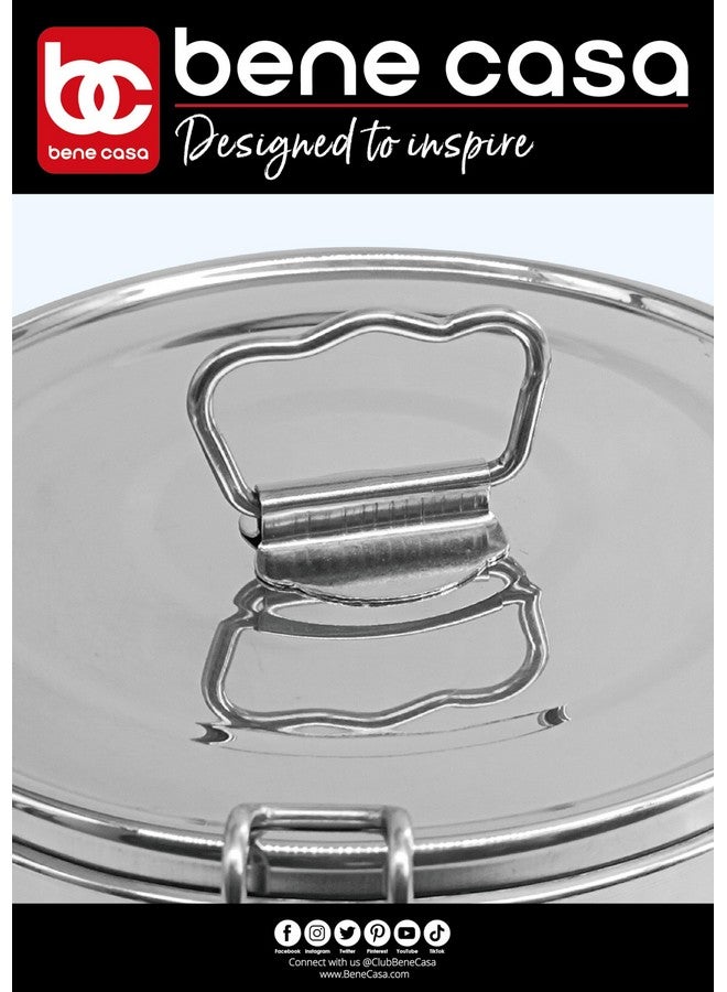 Bene Casa 1.5Qt Stainless Steel Flan Maker, Flan Mold, 7.5in Diameter - Image 3