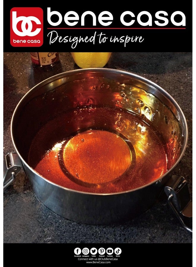 Bene Casa 1.5Qt Stainless Steel Flan Maker, Flan Mold, 7.5in Diameter - Image 5