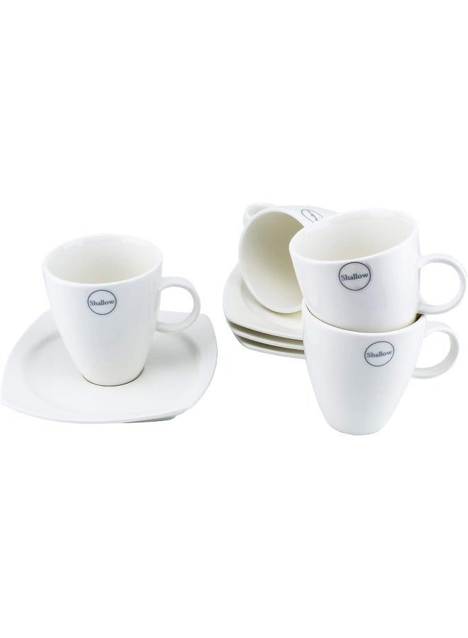 Shallow 20 Piece Porcelain Dinner Set - Image 2