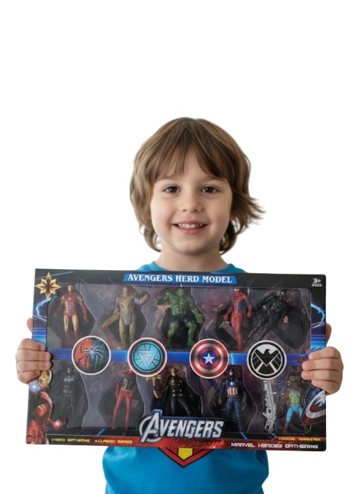 بريميم مجموعة شخصيات أفنجرز هيرد، مجموعة أبطال مارفل الخارقين للأطفال - Image 2