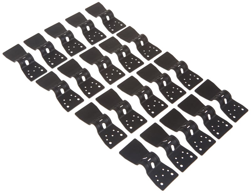 Coolaroo Shade Fabric Accessories Black Butterfly Clips for Shade Fabric Attachment and Placement, (20 Count) - Image 3