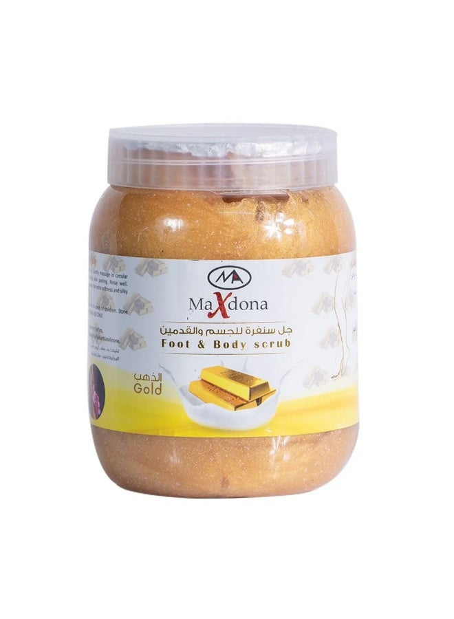Maxdonna Gold Body and Foot Scrub Gel 1000ml