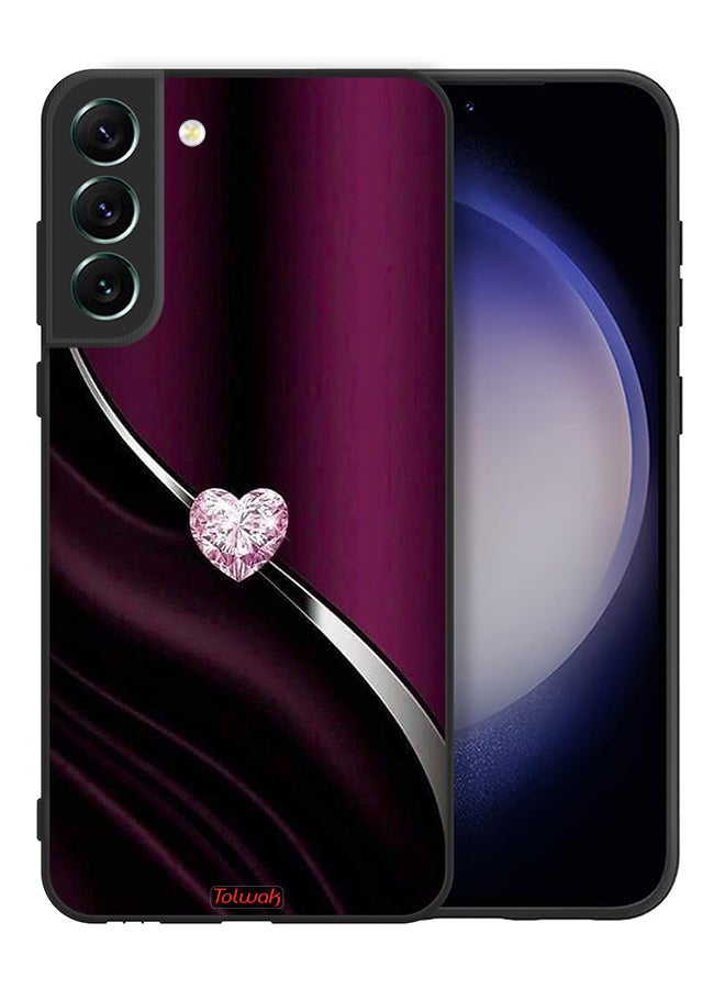 Tolwak Samsung Galaxy S21 Plus 5G Protective Case Cover Diamond Heart - Image 2