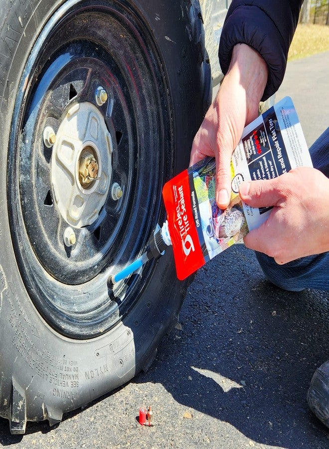 TireJect Off-Road Tire Sealant Kit - 5-in-1 Sealing - Fix and Prevent Flat Tires (10oz) - Image 3