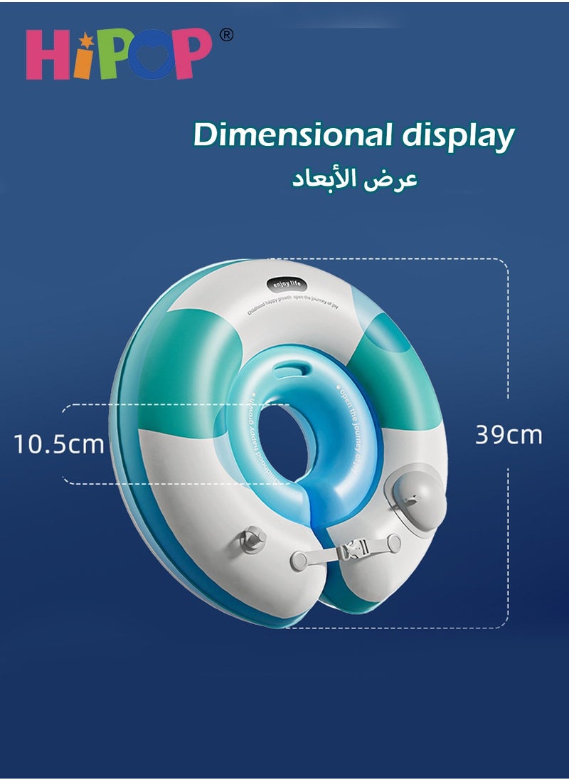 HIPOP Baby Swimming Neck Ring with Self-Inflating Function,PVC Thickening Material,Baby Floating Ring  - Image 5