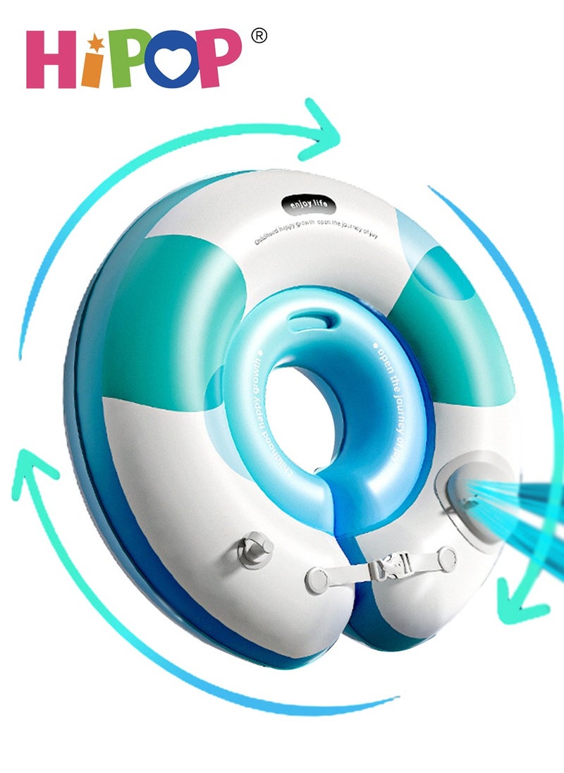 HIPOP Baby Swimming Neck Ring with Self-Inflating Function,PVC Thickening Material,Baby Floating Ring  - Image 1
