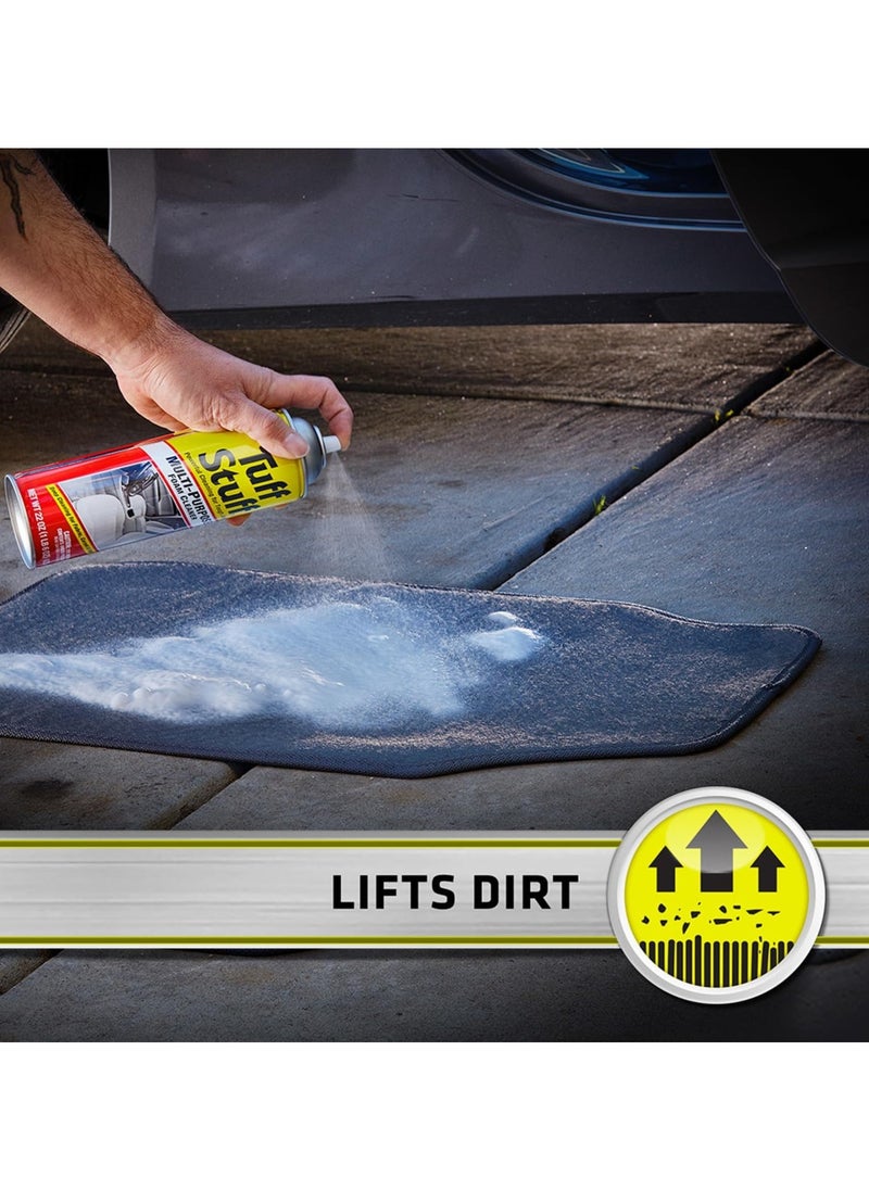 Tuff Stuff STP Tuff Stuff Multi Purpose Foam Cleaner Car Interior, Furniture, Carpet, Deep Cleaning Foaming Action to Remove any Dirt or Stains, Restores your Surfaces to their Original Appearance 500 ml,  - Image 4