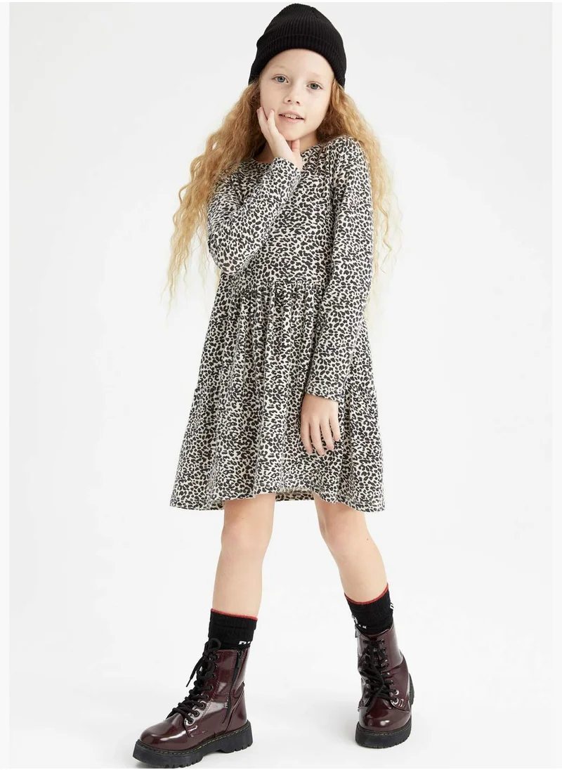 DeFacto Girl Long Sleeve Knitted Dress