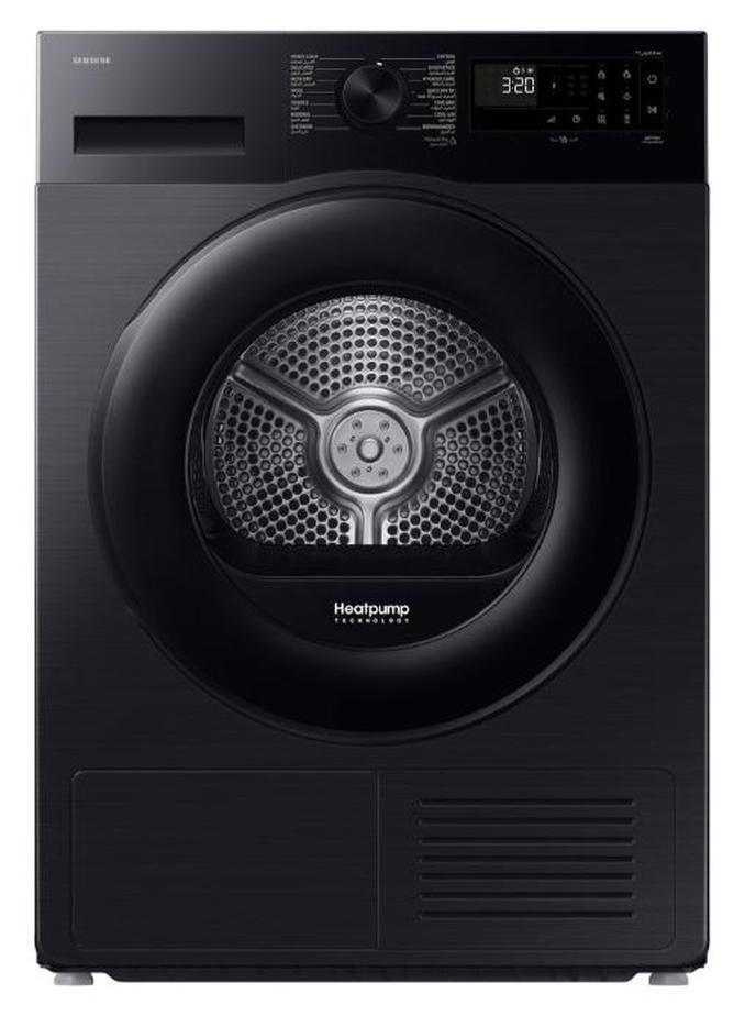 Samsung Dryer 9kg with A+++ Energy Efficiency and Hygiene Care DV90CGC2A0ABGU  Black 9.0 kg DV90CGC2A0ABGU black - Image 1
