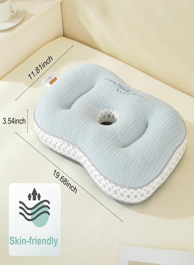 galactruly Ear Piercing Pillow for Side Sleeping,Piercing Pillow for Side Sleepers,Ear Pillow,Donut Pillow for Ear, Earring Pillows with Holes for Ear Pain - Image 5
