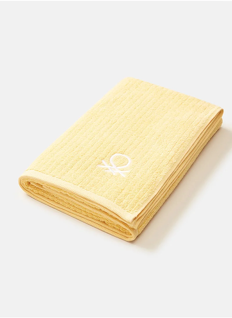 يونايتد كولورز أوف بينتيون United Colors of Benetton Safari Yellow Bath Towel 450 GSM