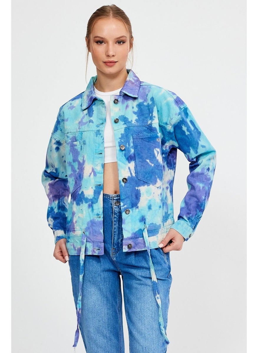 Alexander Gardi - Special Collection Tie Detail Denim Jacket (AG-3006) - Image 1