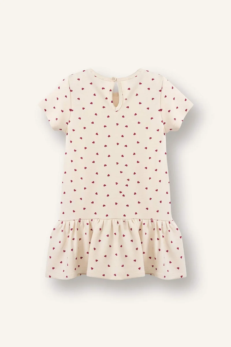ديفاكتو Girl Patterned Long Sleeve Dress