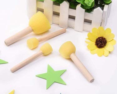 KIRA Foam Yellow Reusable Sponge Dabber Set Of 5 Pc - Image 4