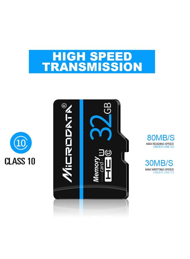 BURAQ MICRODATA 64GB U3 Blue Line and Black TF(Micro SD) Memory Card - Image 3