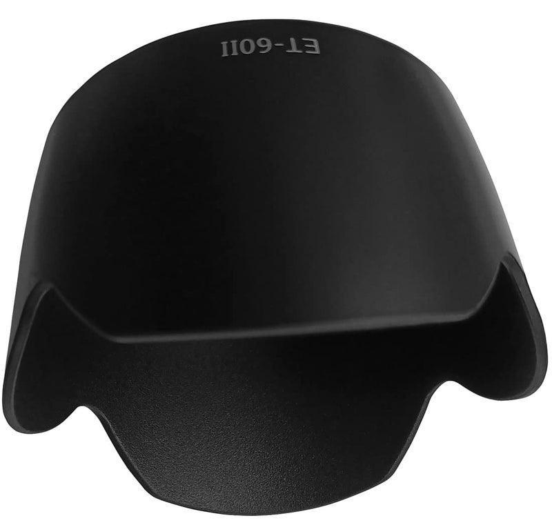 HUIPUXIANG ET-60 Lens Hood Shade for Canon EF 75-300mm f/4-5.6 III,EF 75-300mm f4-5.6 III USM,EF-S 55-250mm f4-5.6IS II,EF-S 55-250mm f/4-5.6 is(Not for is STM),HUIPUXIANG 58mm Lens Hood - Image 3
