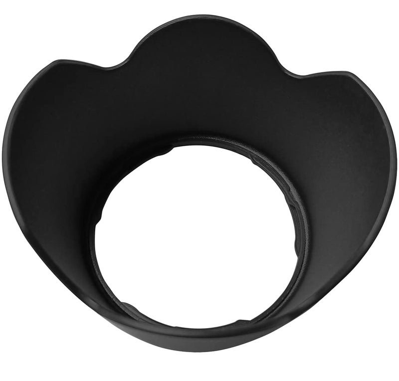HUIPUXIANG ET-60 Lens Hood Shade for Canon EF 75-300mm f/4-5.6 III,EF 75-300mm f4-5.6 III USM,EF-S 55-250mm f4-5.6IS II,EF-S 55-250mm f/4-5.6 is(Not for is STM),HUIPUXIANG 58mm Lens Hood - Image 4