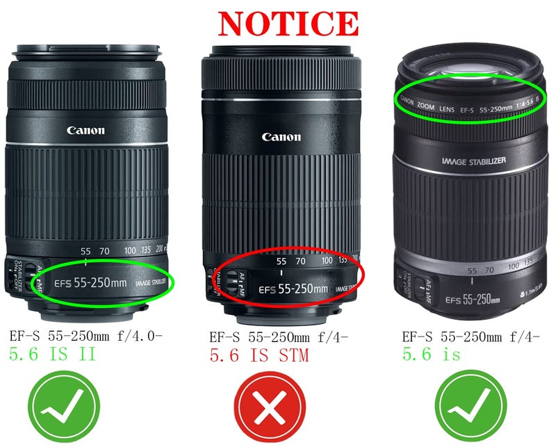 HUIPUXIANG ET-60 Lens Hood Shade for Canon EF 75-300mm f/4-5.6 III,EF 75-300mm f4-5.6 III USM,EF-S 55-250mm f4-5.6IS II,EF-S 55-250mm f/4-5.6 is(Not for is STM),HUIPUXIANG 58mm Lens Hood - Image 2