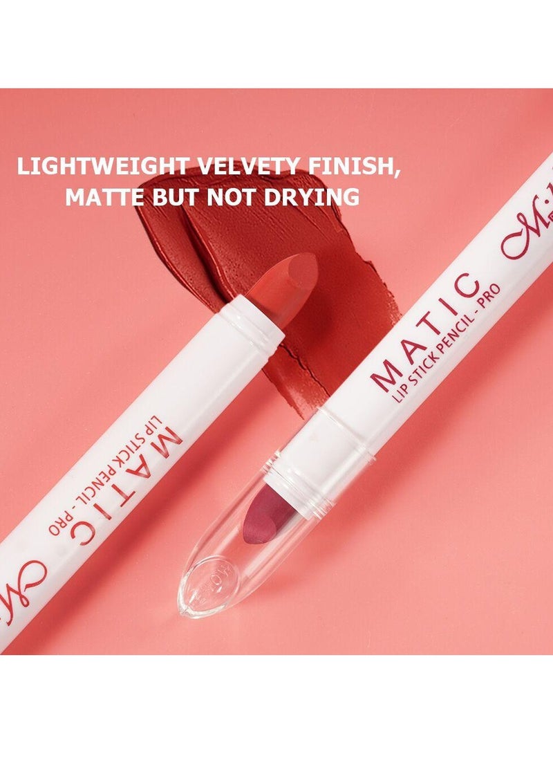 Menow - New Matic Lipstick Pencil Pro 6 Pcs 6 Colors - Collection 1 - Image 1