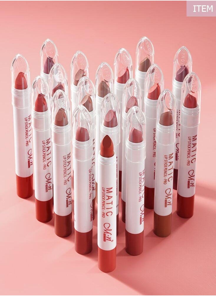 Menow - New Matic Lipstick Pencil Pro 6 Pcs 6 Colors - Collection 1 - Image 1