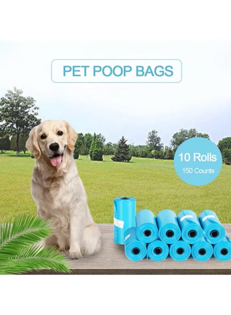 ال دبليو أكياس للحيوانات الأليفة للاستعمال لمرة واحدة من 10 قطع أزرق 15.6x6.4x6.1سم - Image 3