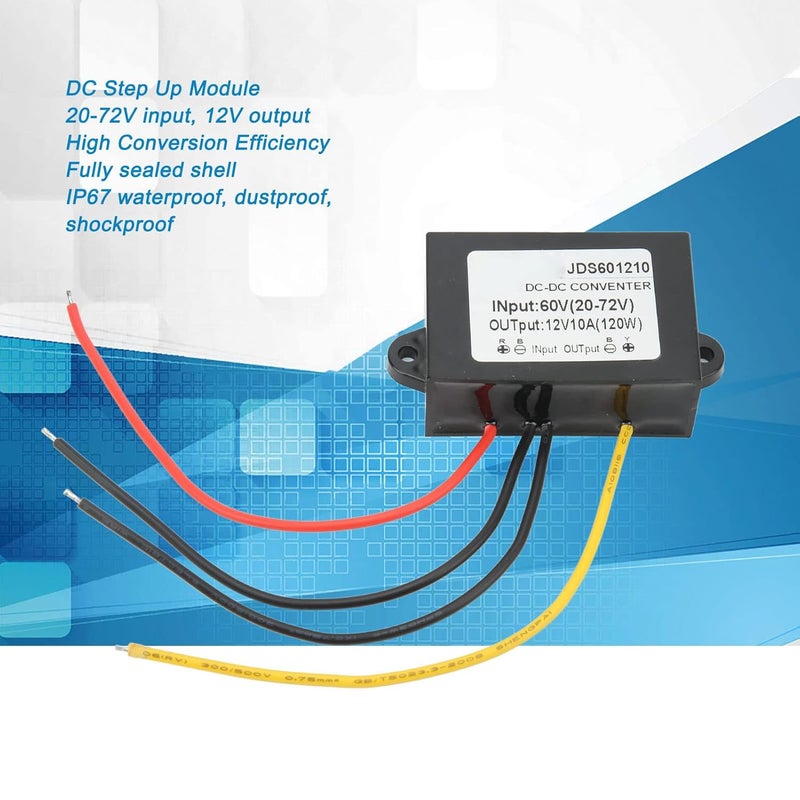 klarako Dc Converter Module 72V 120W Ip67 Step Down for Circuit 12V 10A Convertor Supply with for Edge Emitting LEDs - Image 3