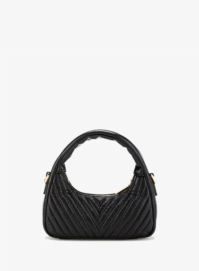 Veganologie Nova Evening Bag in Gold Hardware Made From 5 Plastic Bottles
