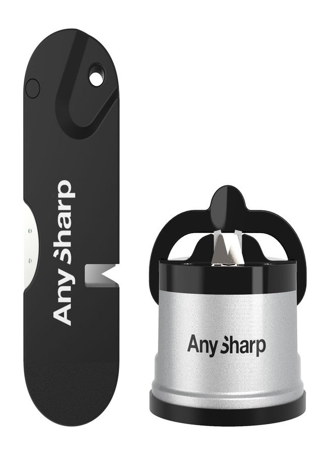 أني شارب مقص AnySharp متعدد الوظائف 5 في 1 بشفرات من الفولاذ المقوى للمواد الصلبة - مقبض مريح لكل من مستخدمي اليد اليمنى واليسرى - مقص مطبخ آمن للغسل في غسالة الأطباق - Image 1