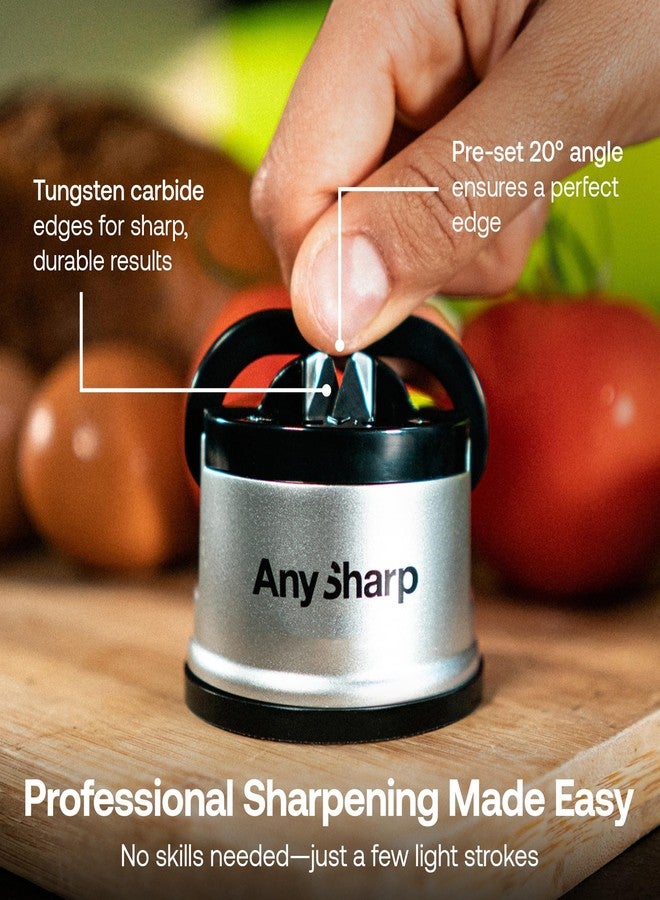 أني شارب مقص AnySharp متعدد الوظائف 5 في 1 بشفرات من الفولاذ المقوى للمواد الصلبة - مقبض مريح لكل من مستخدمي اليد اليمنى واليسرى - مقص مطبخ آمن للغسل في غسالة الأطباق - Image 3