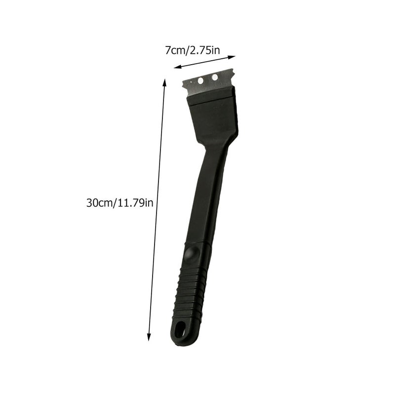 4pcs Heat Insulation Handle Stainless Steel Barbecue Brush Grill Cleaning Brush - Image 3