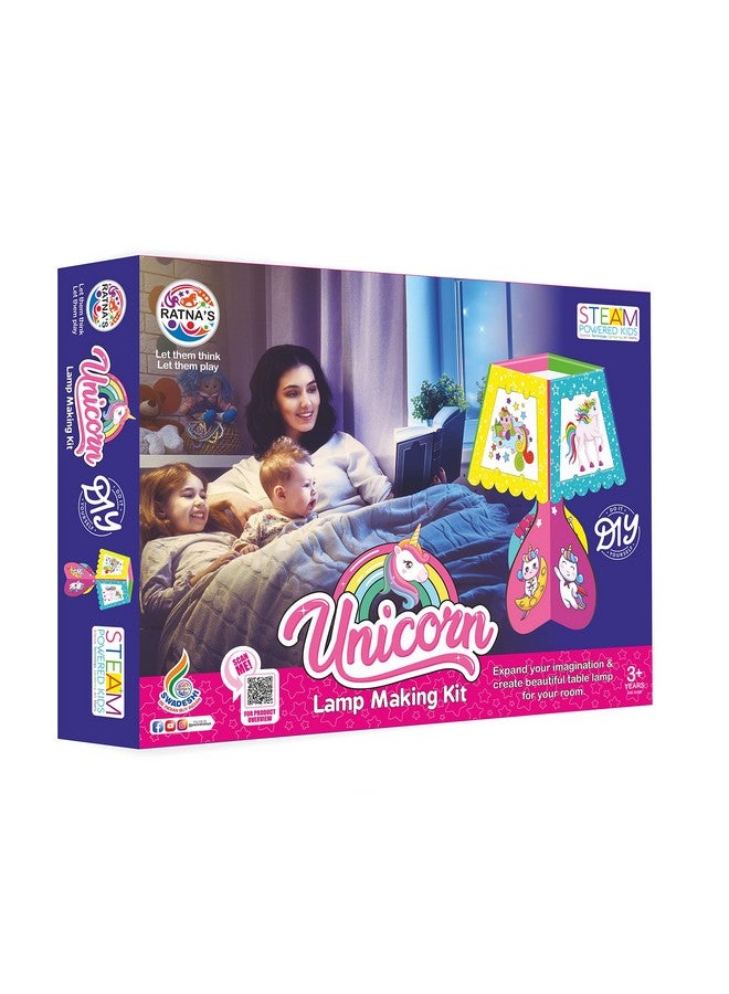 RATNA'S RATNA'S Unicorn DIY Toy Lamp Making Kit for Kids  - Image 1