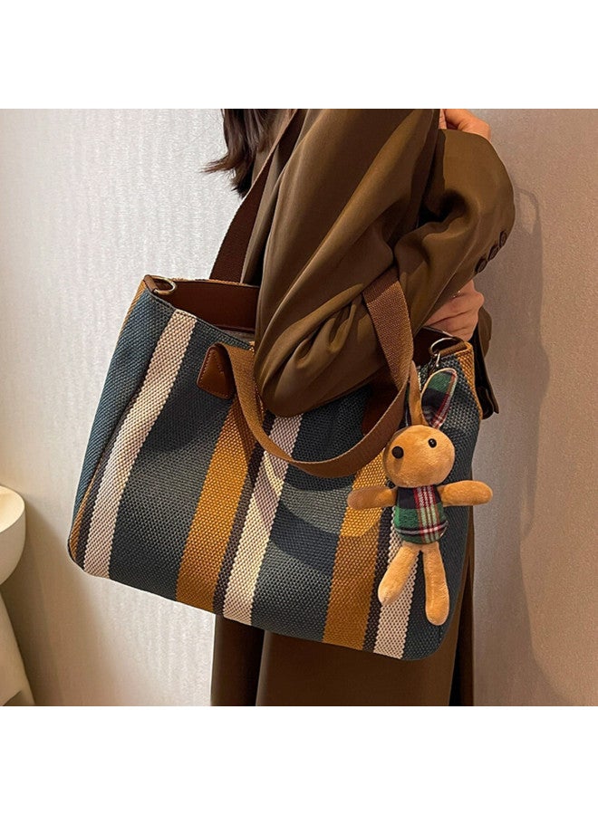 Trendy Versatile Large Capacity Tote Bag For Women, Canvas Shoulder Bag - Image 2