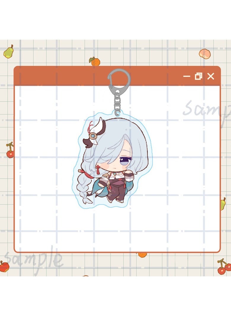 Generic - 1-Piece Genshin Impact Shenhe Keychain - Image 1